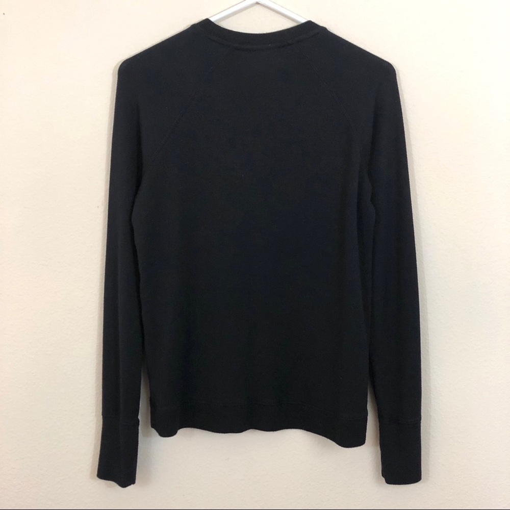 Athleta Black Long-Sleeve Crewneck Sweatshirt - Picture 6 of 6